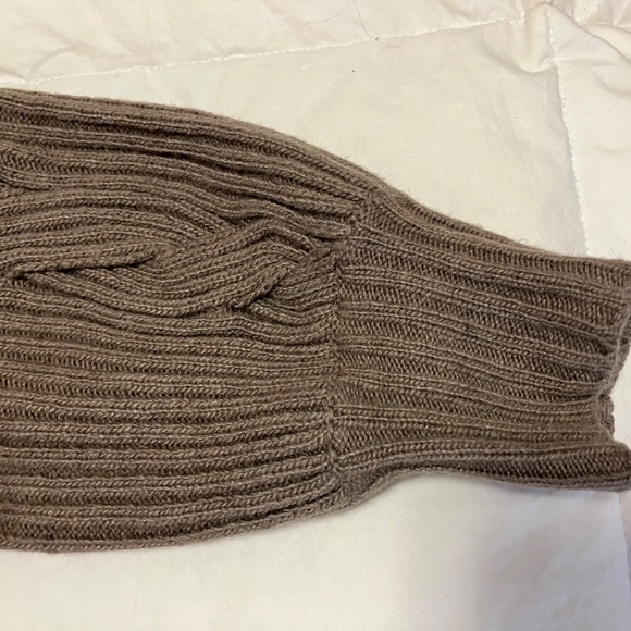 Taupe colour stylish sweater - Picture 4 of 8